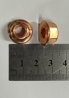 locking nut copper plated