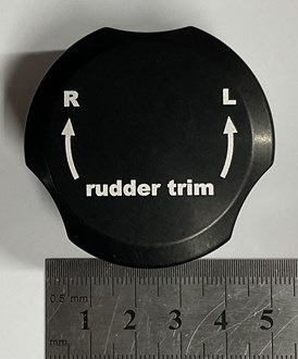 Knob, Rudder Trim